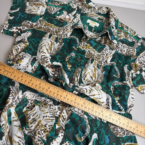 Maeve Anthropologie Shirtdress Tiger Big Cat Print size XS - Picture 10 of 10